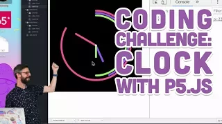 Coding Challenge Clock with p5 js