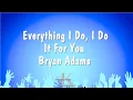 Download Lagu Everything I Do - Bryan Adams (Karaoke Version)