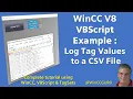 WinCC SCADA - Logging Tags to a CSV File