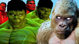 HULK ARMY Vs KING KONGS