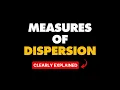 Measures of Dispersion in Statistics for Data Science Course