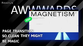 The Secret to Smooth Awwwards Page Transitions GSAP React js