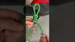 طريقه ربط عقدة الحبل 