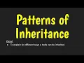 8 10 - Patterns of Inheritance