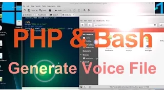 Using PHP Bash To Generate Speech Wav Files Linux Web Server