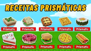 Como Fazer TODAS as Receitas PRISMÁTICAS e Gigantes do Grow a Garden