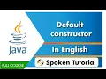 Default constructor - English