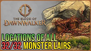 All Monster Lair Locations – The Blood of Dawnwalker