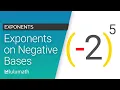 Exponents on Negative Bases What to Do Lulumath