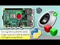 Raspberry Pi Biometric Python DEMO - Turning ON my ARATEK A600 Scanner s RED GREEN LED Lights