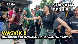 Download WASYIK ! NIA DIRGHA DI GOYANGIN DUA WANITA CANTIK | IRAMA DOPANG TERBARU MP3