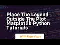 place the legend outside the plot matplotlib python tutorials