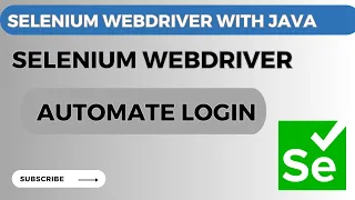 Selenium WebDriver Tutorial How to Automate Login Using Selenium WebDriver Step-by-Step