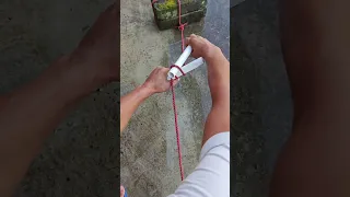 عملية كاملة لتأمين الحبل بقضبان مزدوجة آلات 