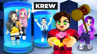 KREW plays Roblox Flee the Facility FUNNY