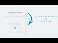 Detect Key Presses Key Code using HTML CSS JavaScript