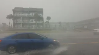 Hanna Brings Wet Weather to Galveston