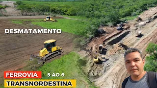 Obras Transnordestina desmatamento 5 ao 6