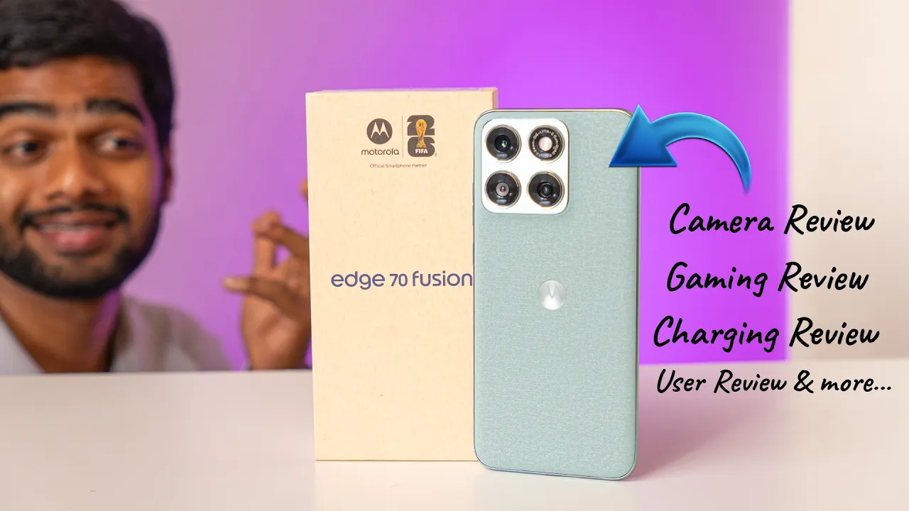 Motorola Edge 70 Fusion 5G : revue complete (Tech Bunny, video en anglais)