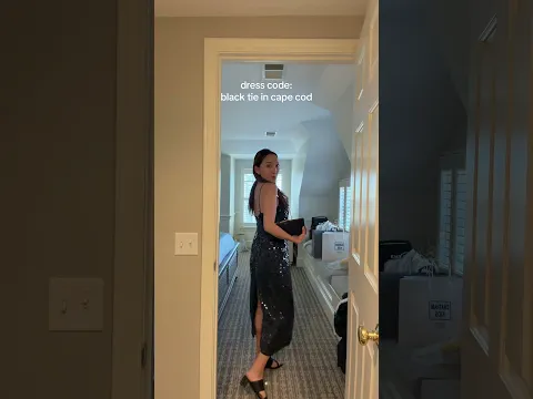 Cape Cod Black Tie Wedding Dress Reveal!