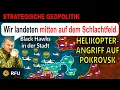 08.11.25: Ukrainische Spezialkräfte stürmen die Stadt mit Helikoptern