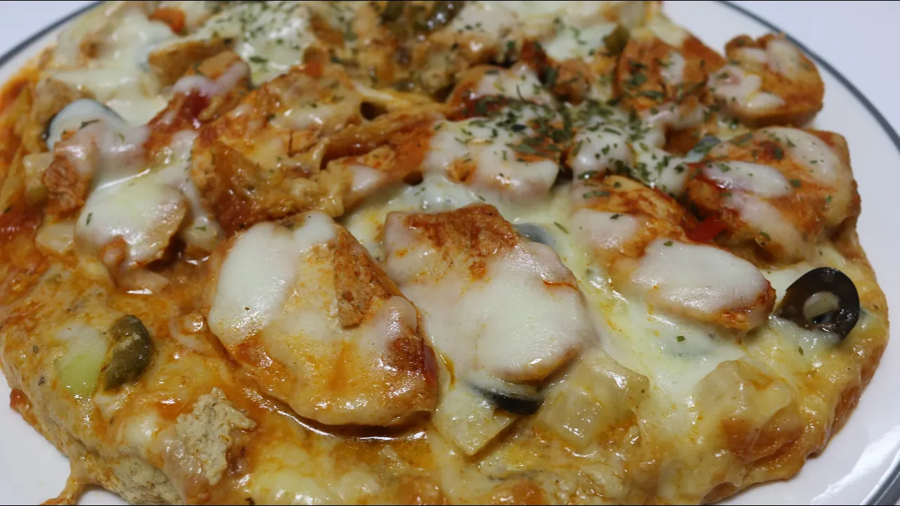 다이어트 두부 피자