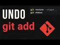 Undo Git Add in 2 Minutes How to Unstage Files in Git