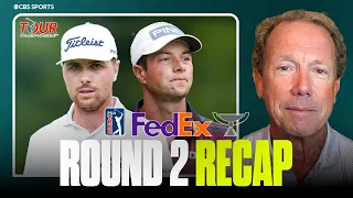 2026 TOUR Championship Round 2 Recap Ryan Gerard Viktor Hovland in lead as Scheffler stays close