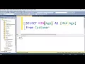 Find Max Min Value in SQL Server Database Part 41
