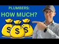 How much to PLUMBERS get paid