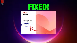 How to Fix Adobe Acrobat Pro DC Stuck on Fetching Subscription Acrobat Pro DC Not Opening Solution