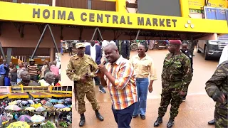 Hon. Balaam enters Hoima Central Market, exposing the corrupt tendencies