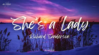 Richard Sanderson - She's a Lady (Lyrics)