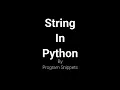 String In Python