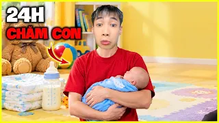 Đức Mõm | 1 Ngày Chăm Con Của Ông Bố Trẻ !!!
