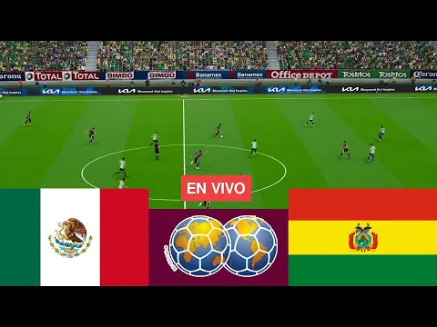 Download MP3 [EN VIVO] México vs Bolivia. Amistoso Internacional 2024 Partido Completo - Simulación de Videojuego