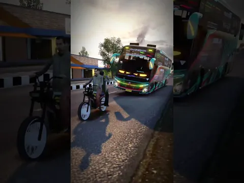 NGOYOD JEDAG JEDUG OLENG BASURI #ets2 #basuri #busmania #gameplaymudrunner