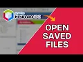 How to Open Saved Files in NetBeans 2025