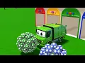Baby Shark + Bingo Song   Soccer ball shaped wheels and School Bus  Baby Nursery Rhymes & Kids Songs