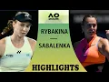 Lagu Elena Rybakina vs Aryna Sabalenka | The Most Recent Match Between The Two Players