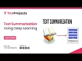 text Summarization using deep learning
