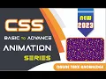 create moving background image in css animation with keyframes basic to advance animation in css