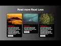 Animated Read More Read Less Button with React Js Expand and Collapse React Source Code