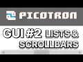 Picotron GUI Lists and Scrollbars Part 2