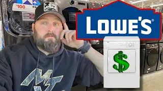 Dryer Tour at Lowe s How expensive are they
