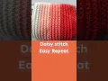 Free Coral Ombre Crochet Blanket Pattern