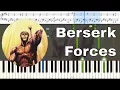 Download Lagu Berserk - Forces [Piano Tutorial]