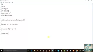 Nested loops Java Patterns 8 by taking input from user