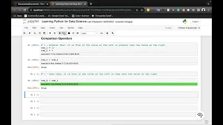 Conditional Statements - Comparison Operators