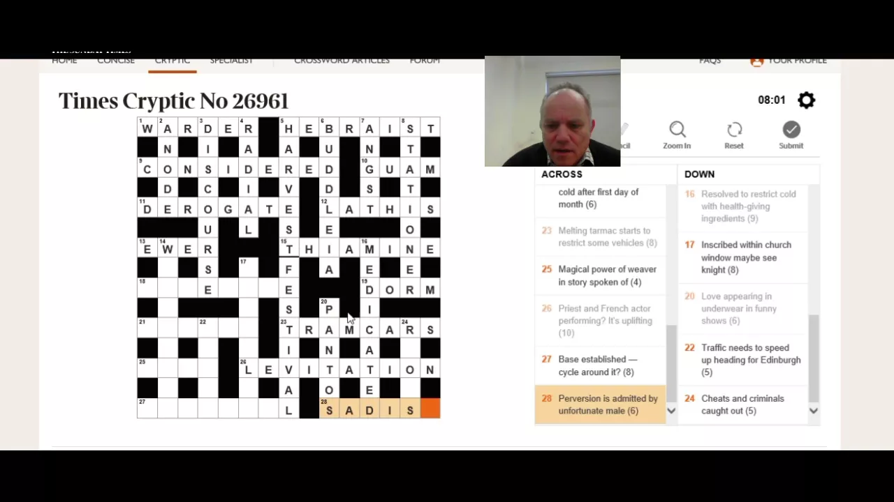 Struggling with the Times Crossword on February 14th